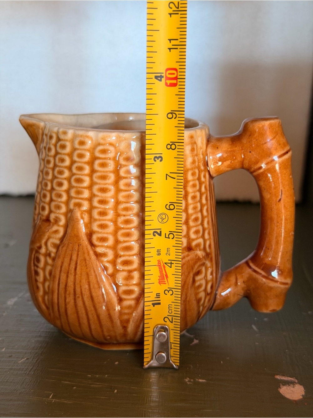Vintage Ceramic Corn Cob Pitcher/Creamer